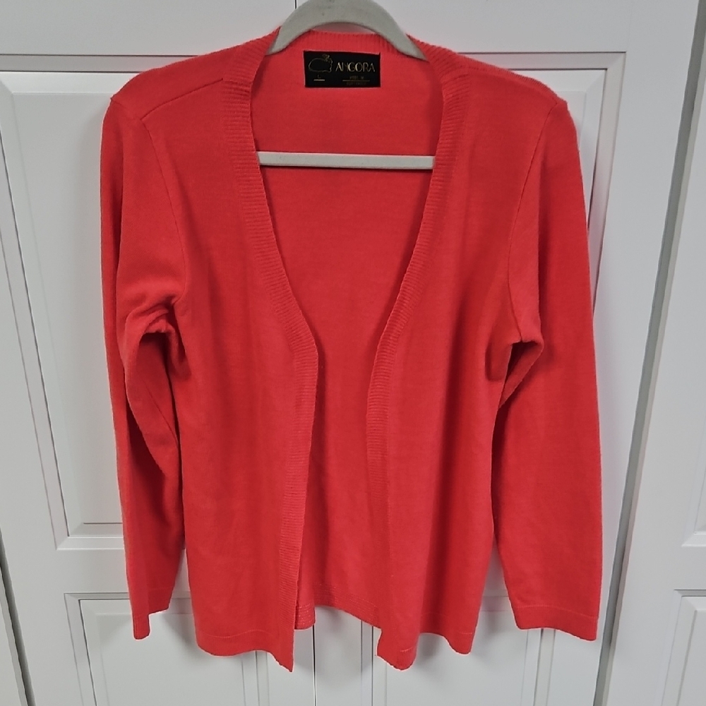 Women's 100% Angora Coral Sweater